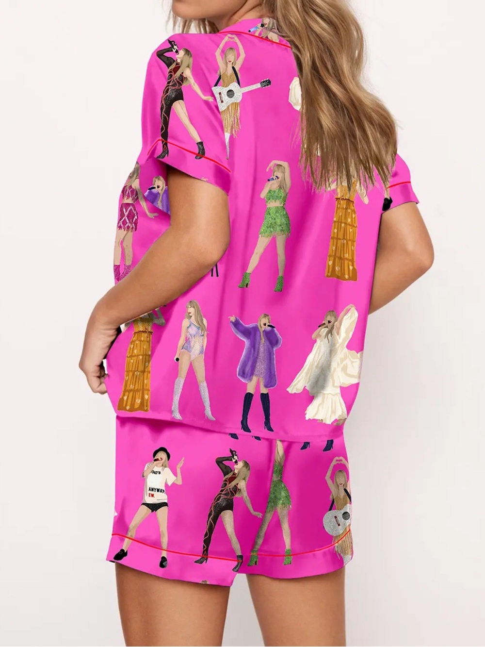 Sheshow TAYLOR SWIFT Music Artists Tour Pajama Set For Women L‼️LAST ONE LEFT - Picture 3 of 4